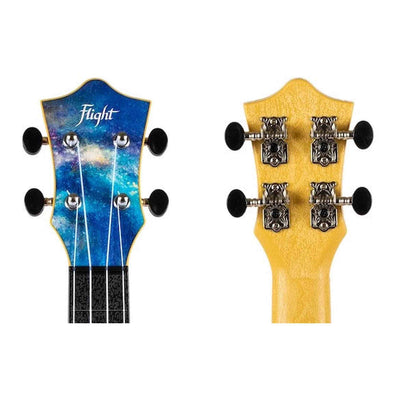 Flight TUS-40 SPACE Soprano Ukulele met Linden Top, ABS Body en Aquila Snaren