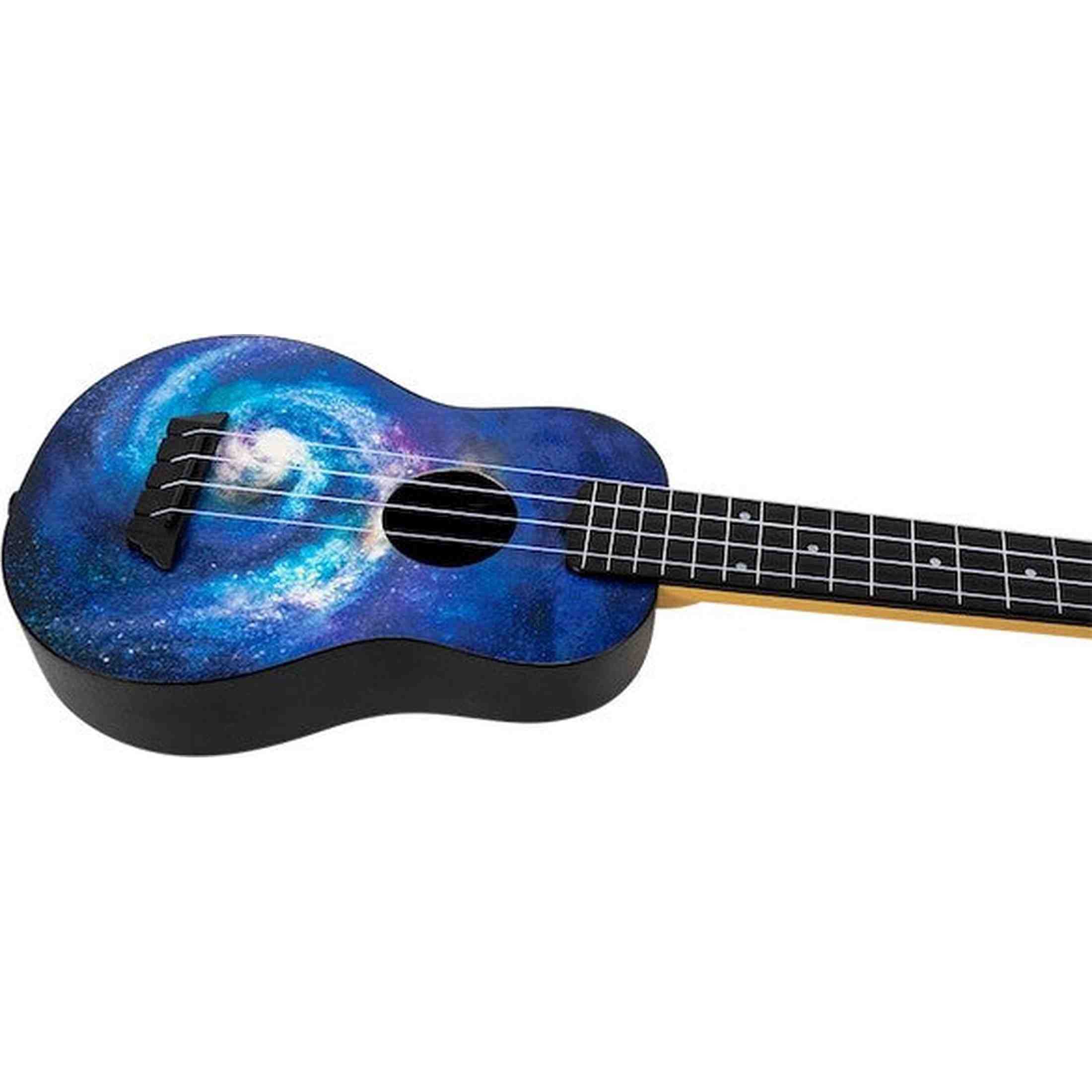 Flight TUSL-40 SPACE Soprano Longneck Ukulele met Linden Top, ABS Body en Aquila Snaren