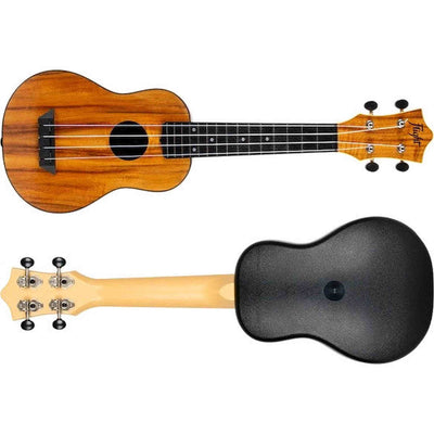 Flight TUS-55 ACACIA Soprano Ukulele met Gelamineerde Acacia Top, ABS Body en Aquila Super Nylgut Snaren