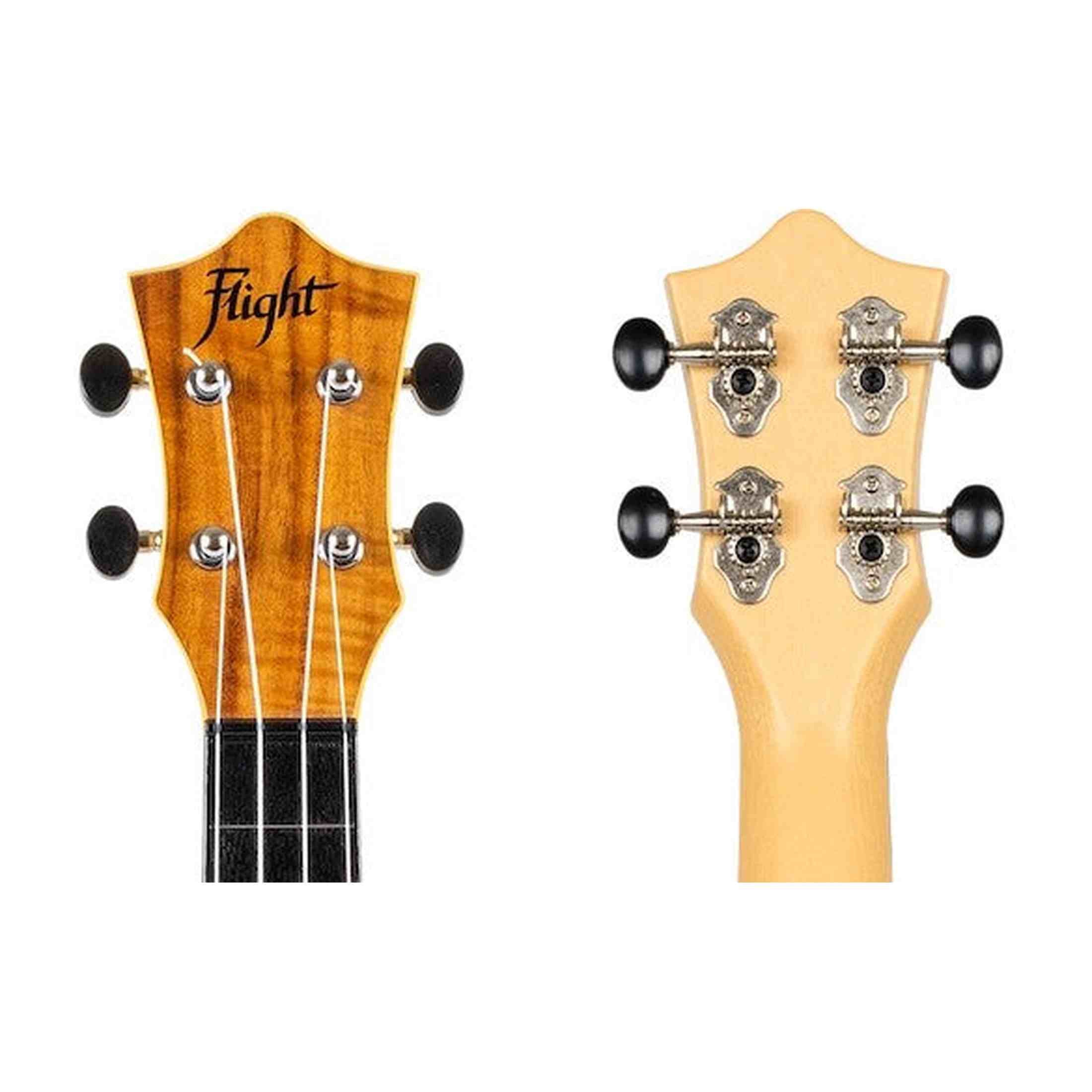 Flight TUS-55 ACACIA Soprano Ukulele met Gelamineerde Acacia Top, ABS Body en Aquila Super Nylgut Snaren