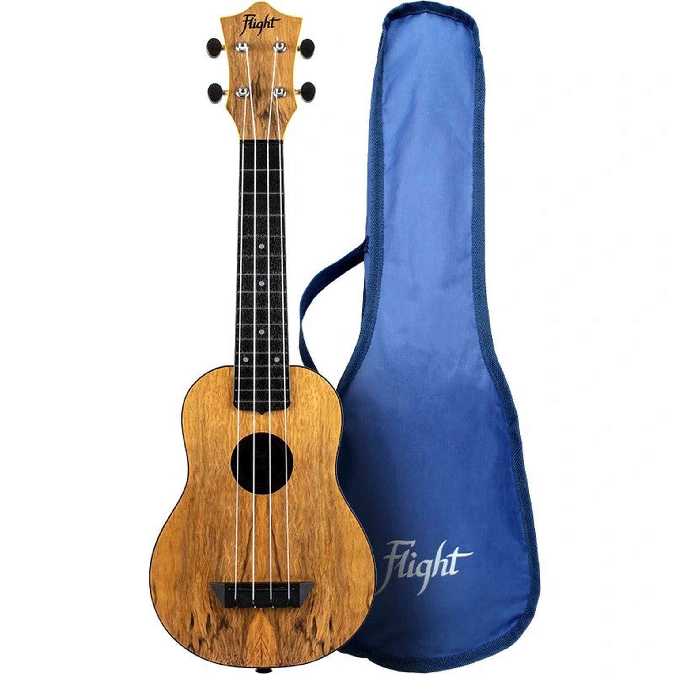 Flight TUS-55 MANGO Soprano Ukulele met Gelamineerde Mango Top, ABS Body en Aquila Super Nylgut Snaren