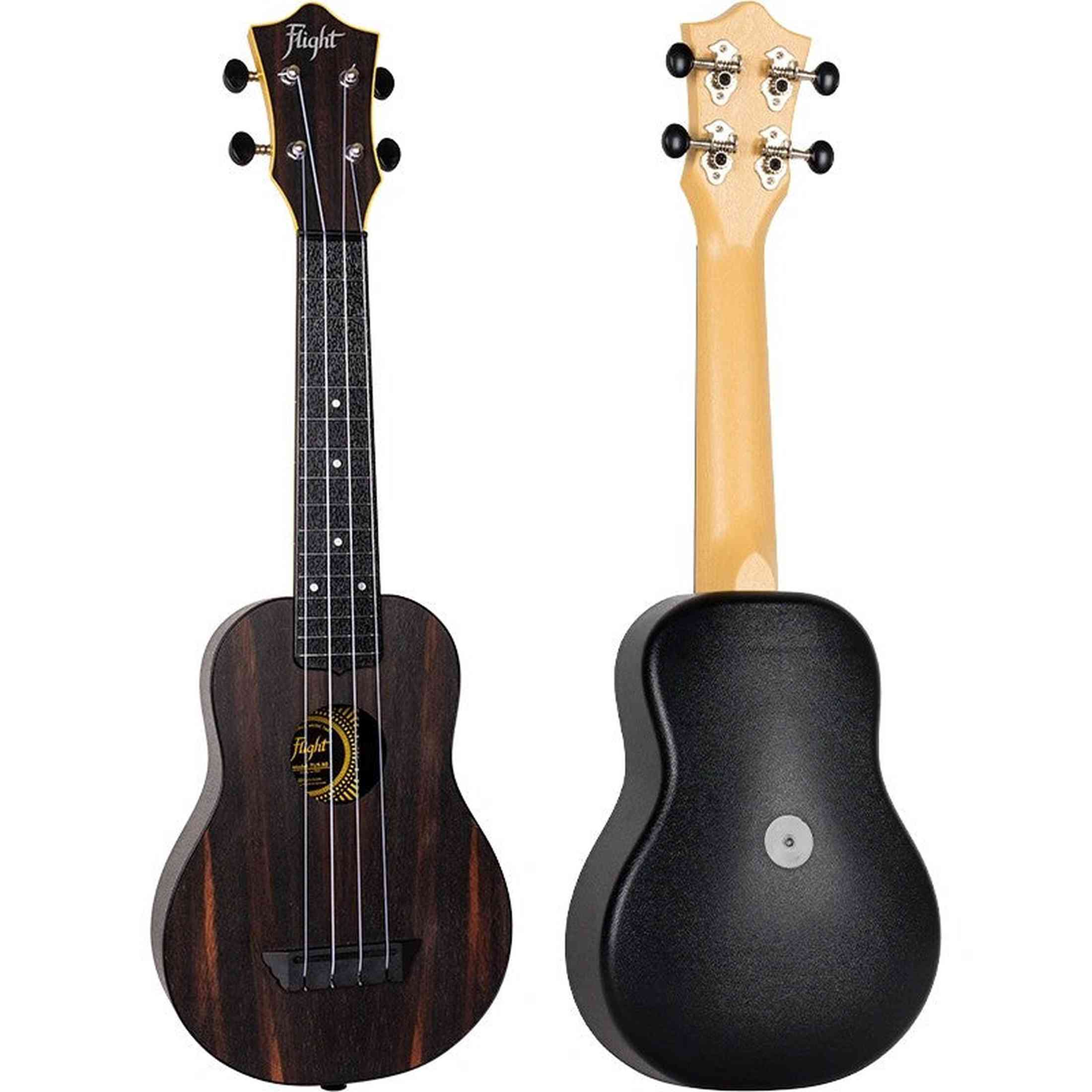 Flight TUS-55 AMARA Soprano Ukulele met Gelamineerde Amara Top, ABS Body en Aquila Super Nylgut Snaren