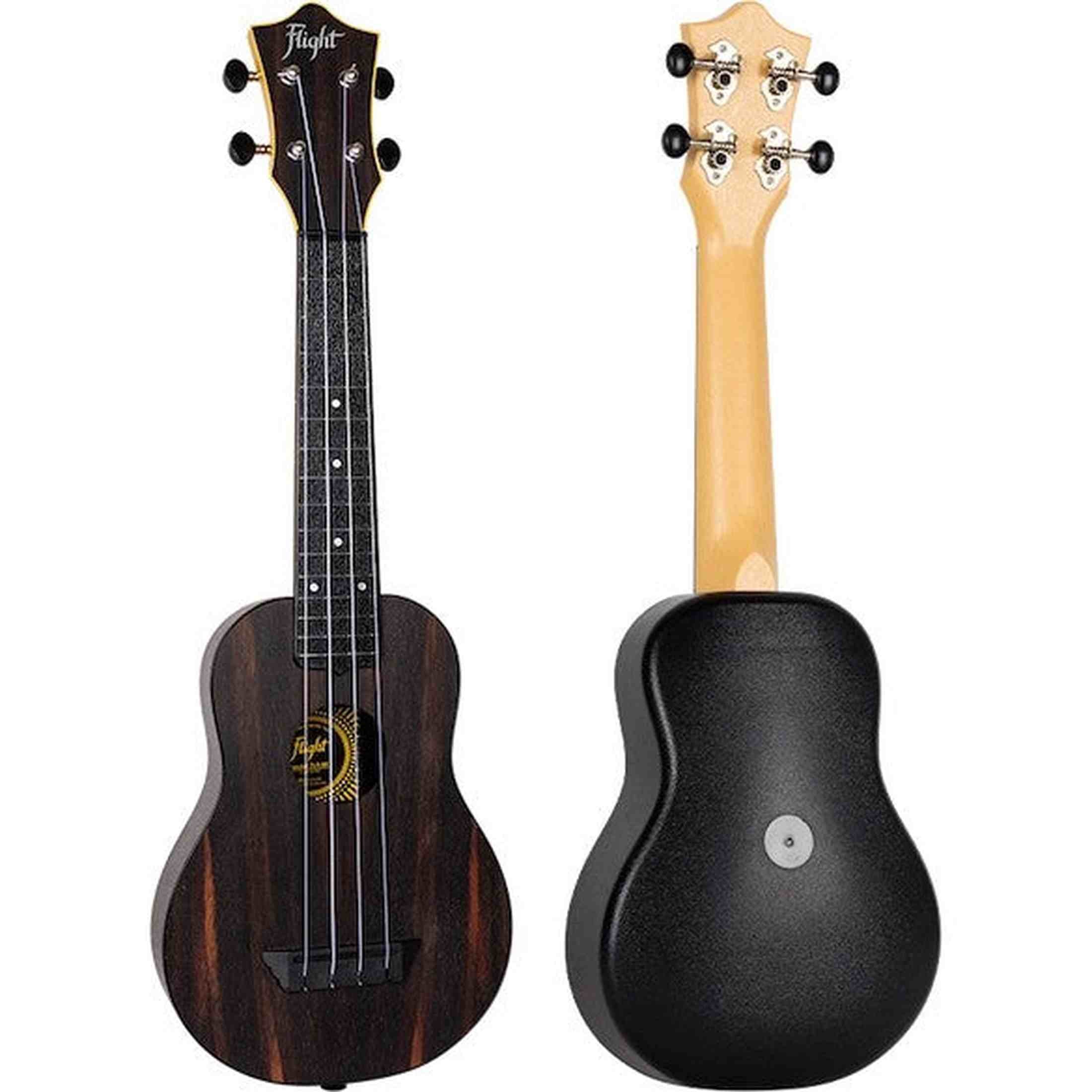 Flight TUS-55 AMARA Soprano Ukulele met Gelamineerde Amara Top, ABS Body en Aquila Super Nylgut Snaren