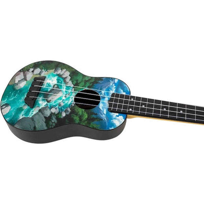 Flight TUS-30 SLO Soprano Ukulele met Linden Top, ABS Body en Aquila Super Nylgut Snaren