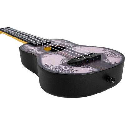 Flight TUS-40 MW Soprano Ukulele Mandala Wood met Linden Top, ABS Body en Aquila Super Nylgut Snaren