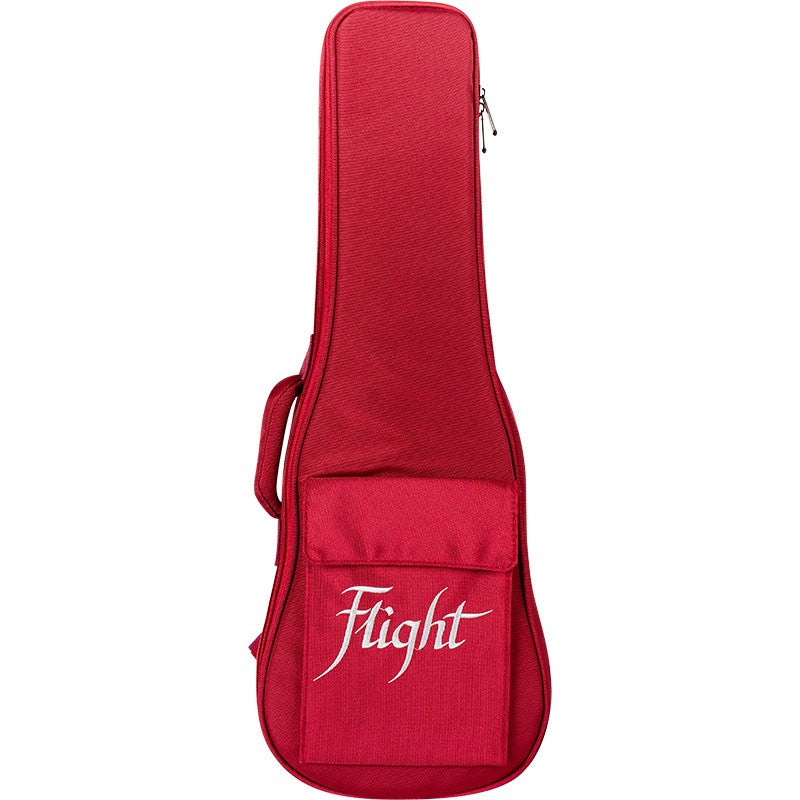Flight DXBS Deluxe Soprano Ukulele Gigbag 15mm Padded Wine Red met Accessoirevak