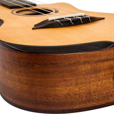 Flight Victoria Tenor Soundwave Ukulele met Solid Sitka Spruce Top, Acacia Body en Soundwave Pickup Systeem