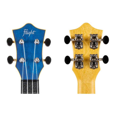 Flight TUC-35 DB Concert Ukulele Donkerblauw met Linden Top, ABS Body en Aquila Nylgut Snaren