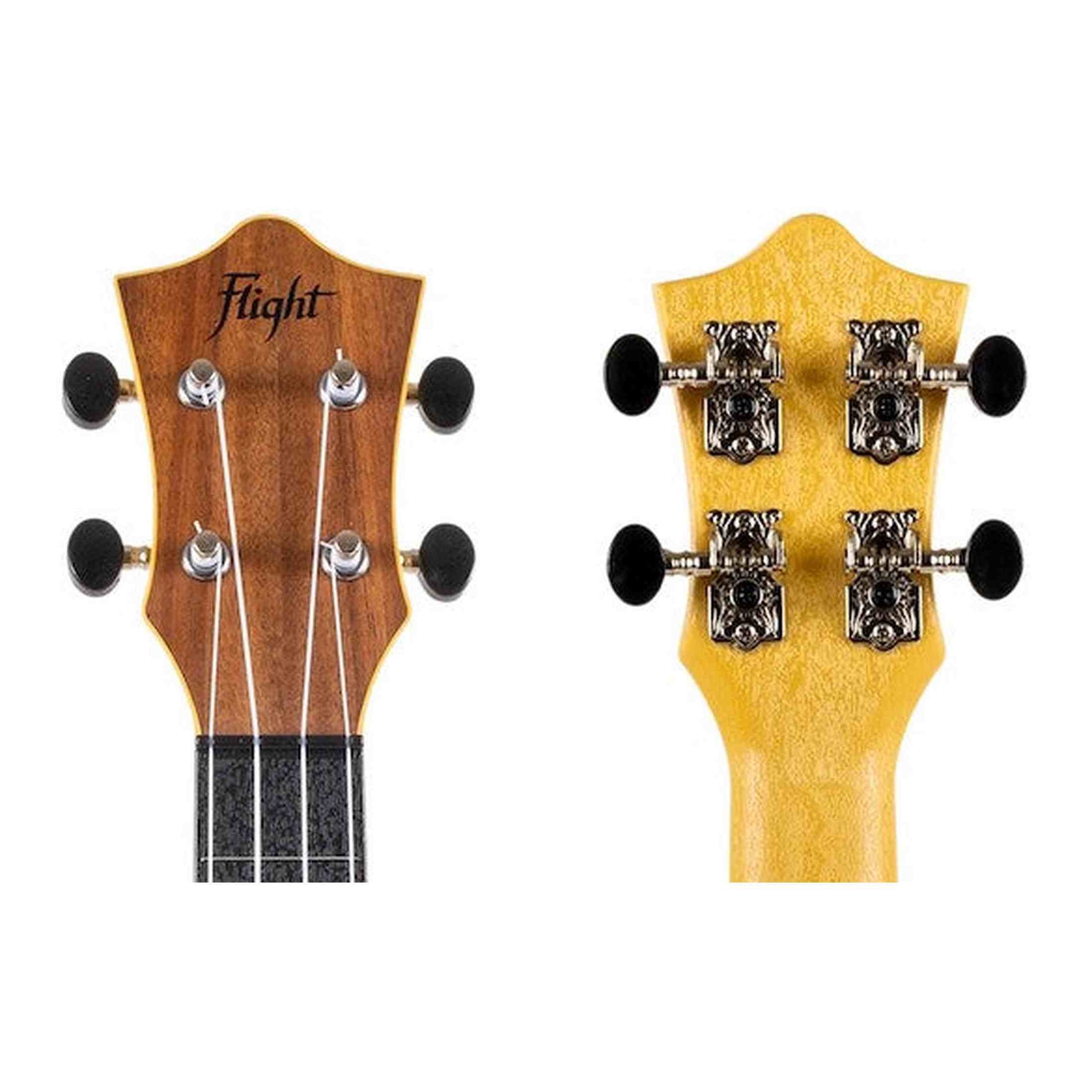 Flight TUC-55 ACACIA Concert Ukulele met Gelamineerde Acacia Top, ABS Body en Aquila Nylgut Snaren