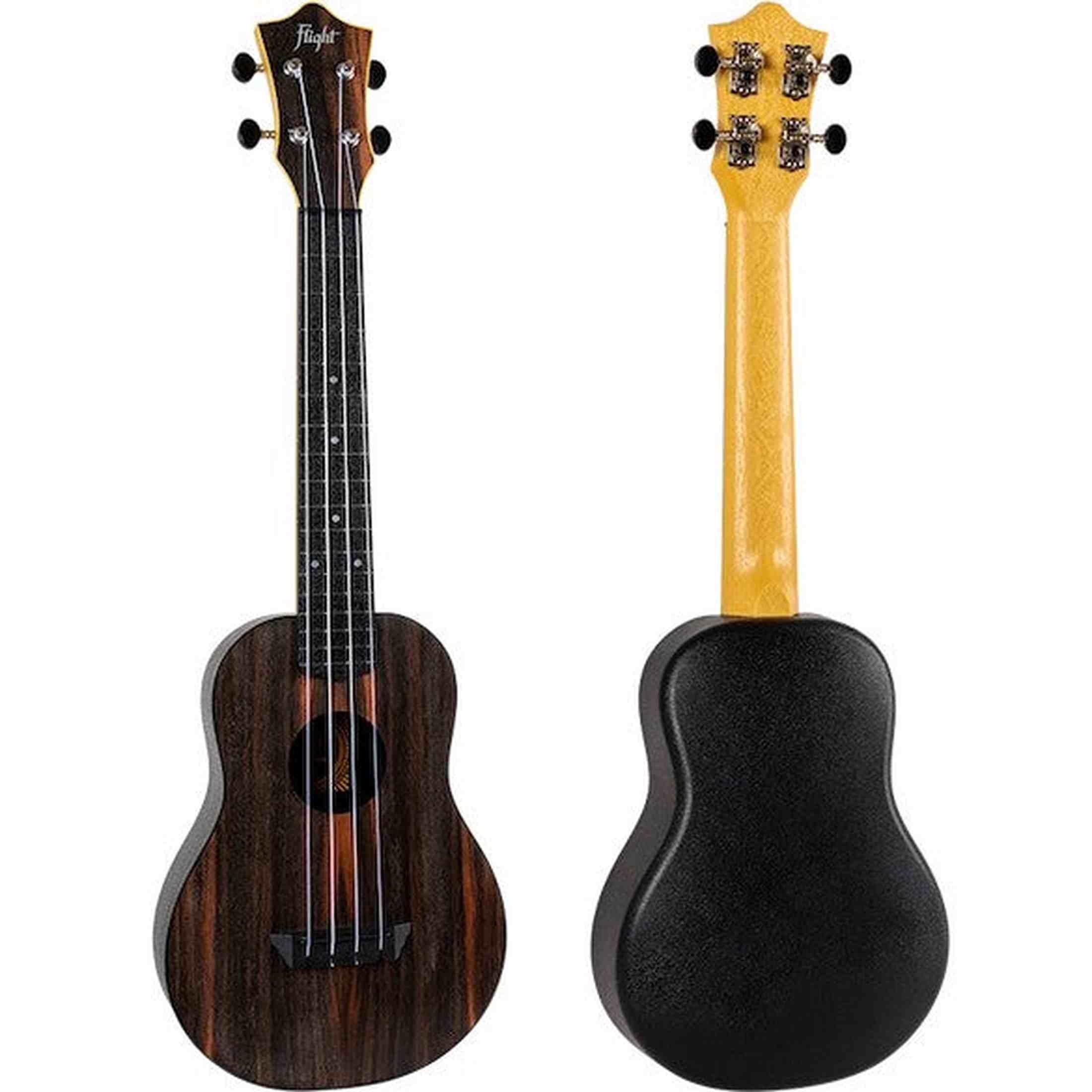 Flight TUC-55 AMARA Concert Ukulele met Gelamineerde Amara Top, ABS Body en Aquila Nylgut Snaren