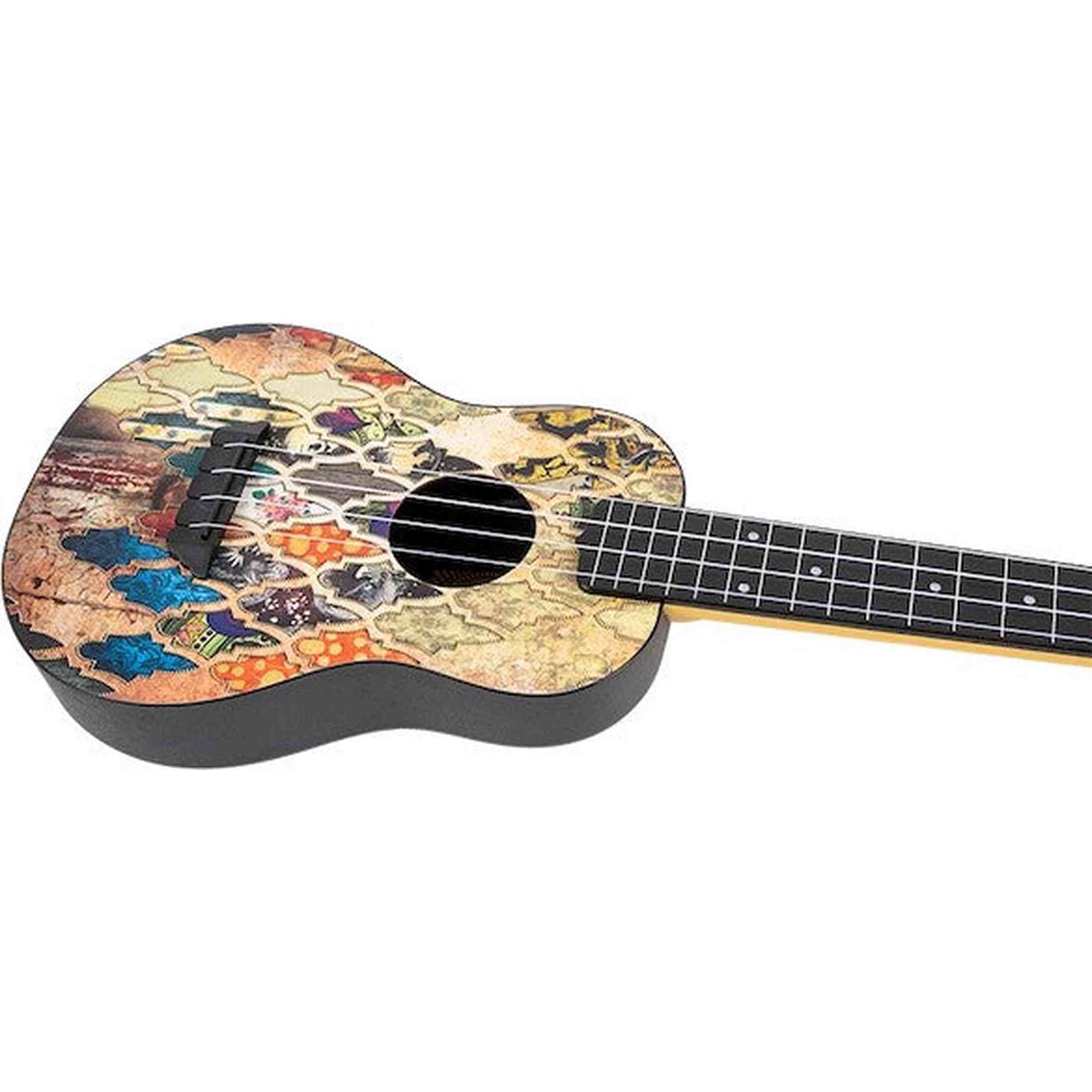 Flight TUC-40 GRANADA Concert Ukulele met Linden Top, ABS Body en Granada Print