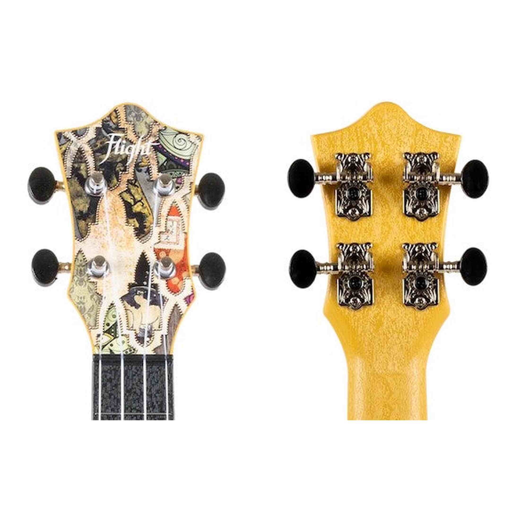 Flight TUC-40 GRANADA Concert Ukulele met Linden Top, ABS Body en Granada Print