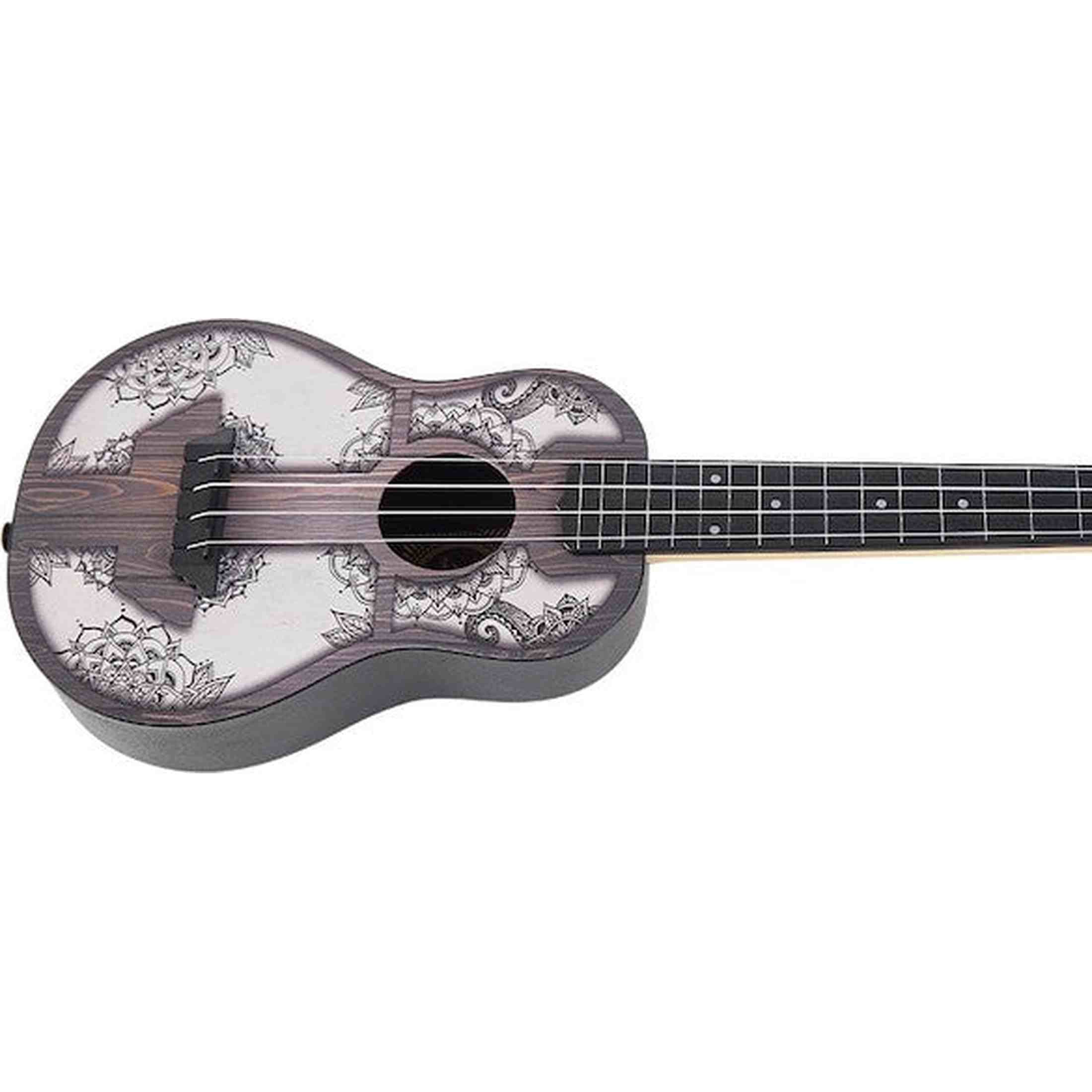 Flight TUC-40 MW Mandala Concert Ukulele met Linden Top, ABS Body en Aquila Nylgut Snaren