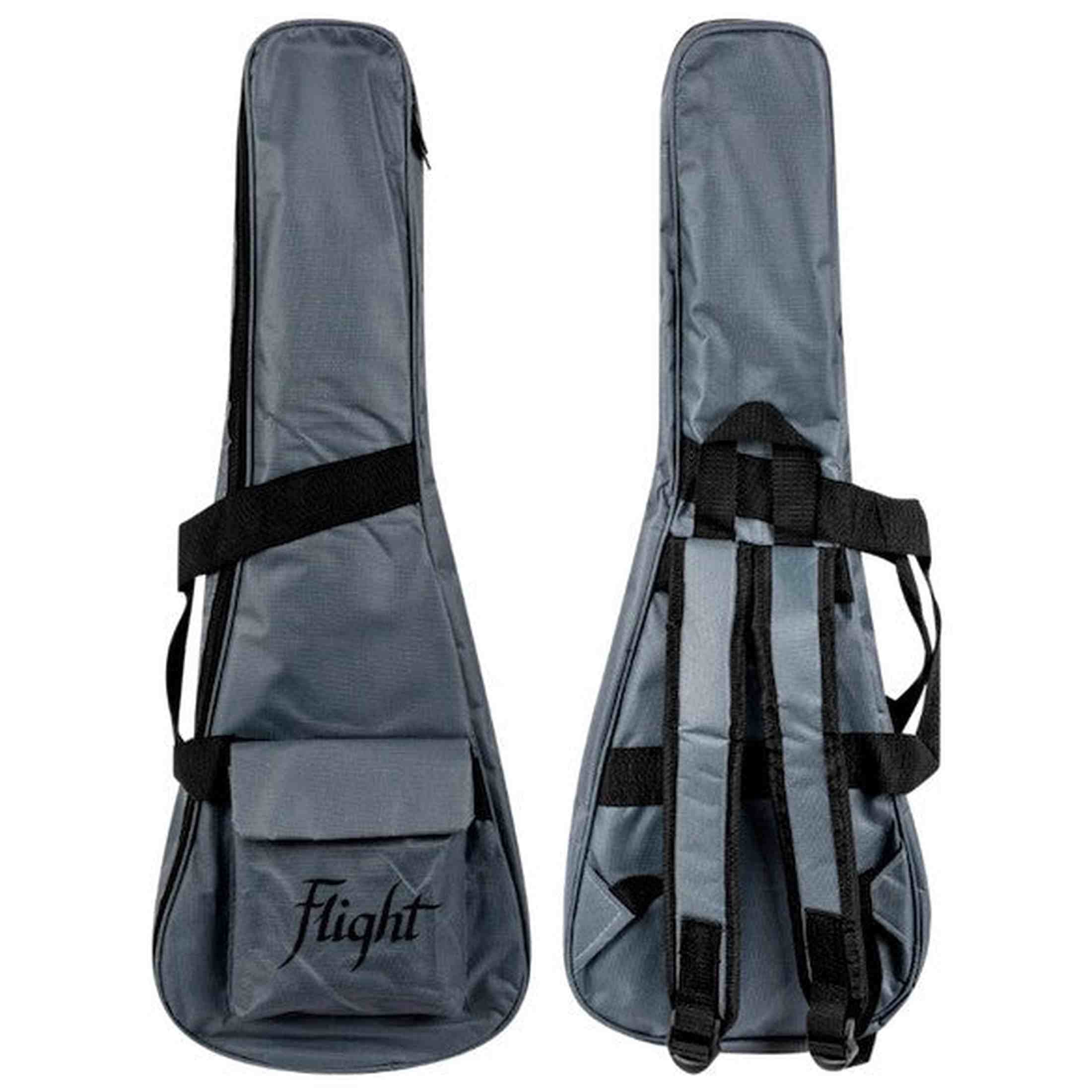 Flight NUC250 Concert Ukulele met Gelamineerd Acacia Body, 38 mm Topkam en Gigbag