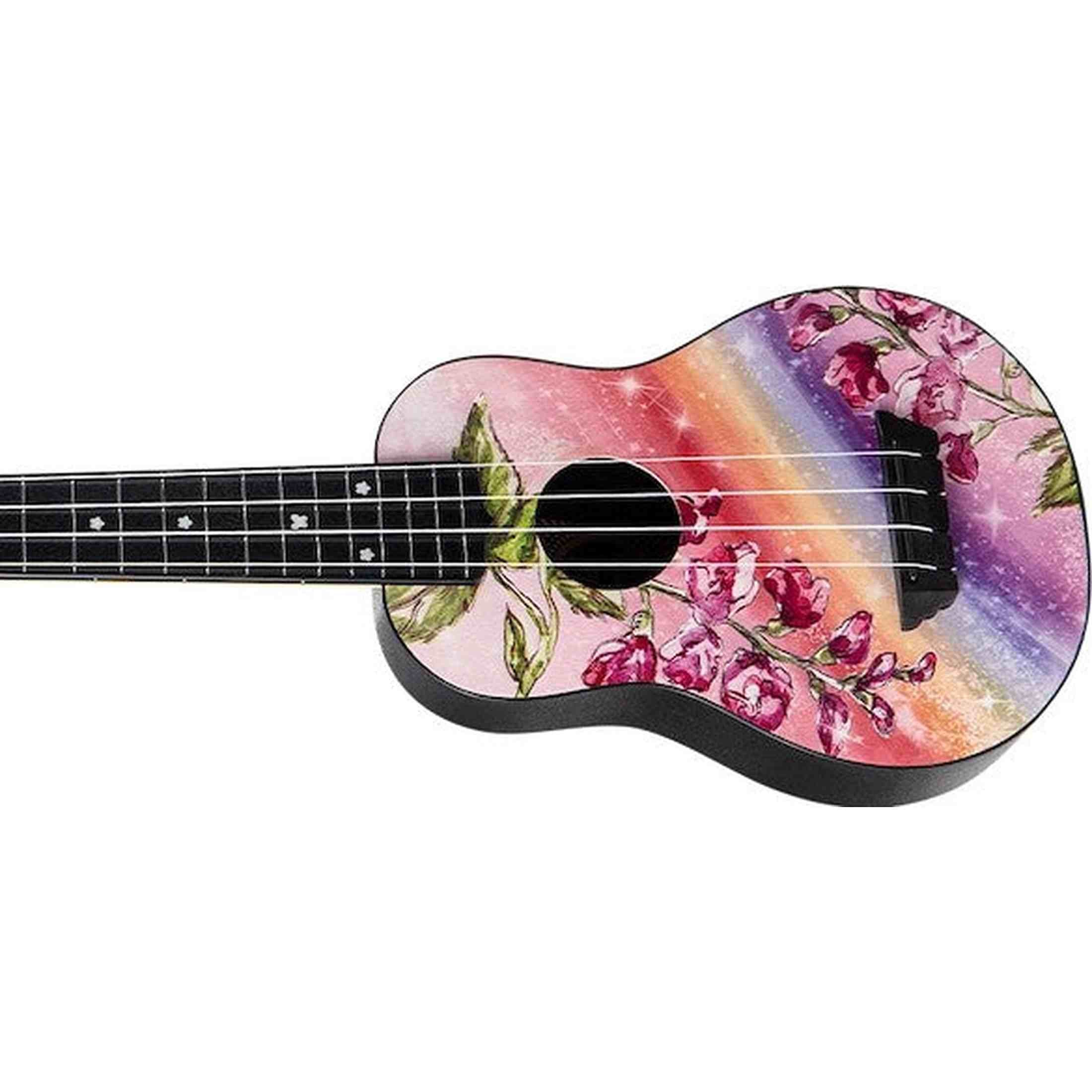Flight TUS ALYONA SHVETZ Signature Soprano Ukulele met Linden Top, ABS Body en Aquila Snaren