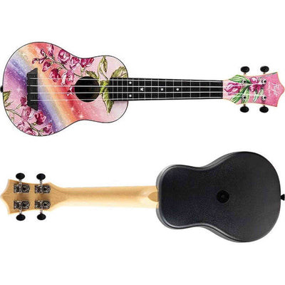 Flight TUS ALYONA SHVETZ Signature Soprano Ukulele met Linden Top, ABS Body en Aquila Snaren