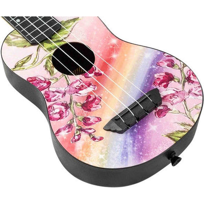 Flight TUS ALYONA SHVETZ Signature Soprano Ukulele met Linden Top, ABS Body en Aquila Snaren