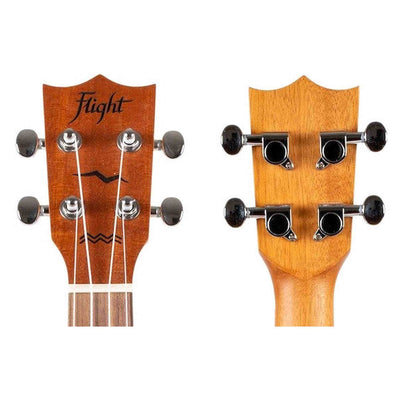 Flight AUC-33 Fusion Concert Ukulele met Sapele Body, Art Design en Aquila Nylgut Snaren