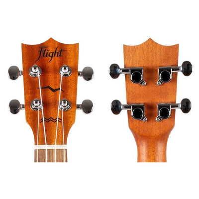 Flight AUC-33 Orchid Concert Ukulele met Spruce Top, Sapele Body en Aquila Nylgut Snaren