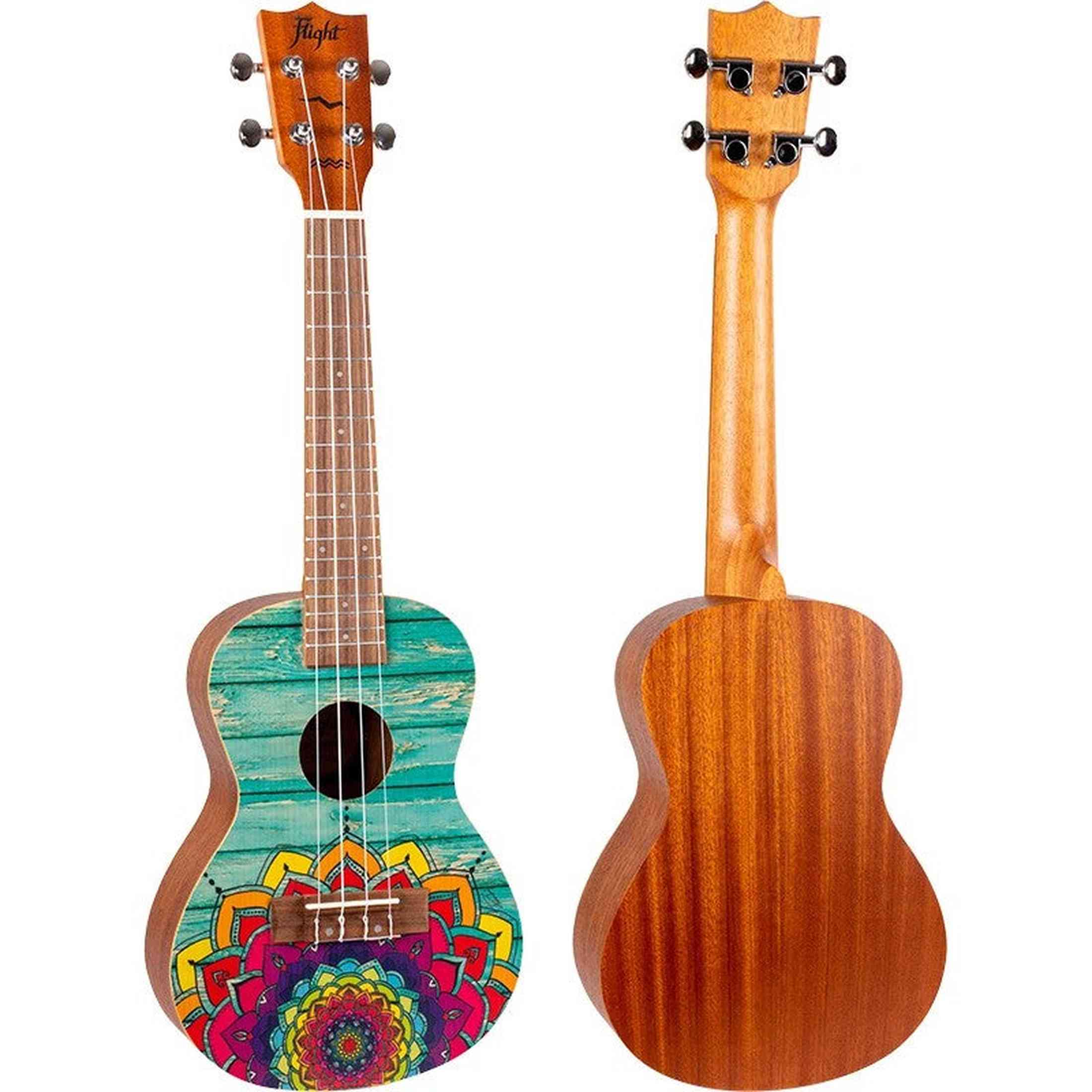 Flight AUC-33 Mansion Concert Ukulele met Spruce Top, Sapele Body en Aquila Nylgut Snaren