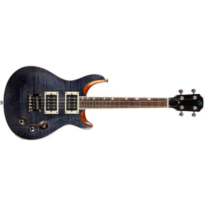 Flight Vanguard Transparent Black – Elektrische Solidbody Tenor Ukulele met 2 Humbuckers