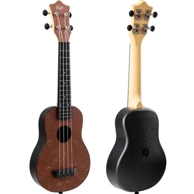 Flight TUS-65 COPPER Soprano Ukulele met Linden Top, ABS Body en Copper Afwerking