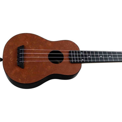 Flight TUS-65 COPPER Soprano Ukulele met Linden Top, ABS Body en Copper Afwerking