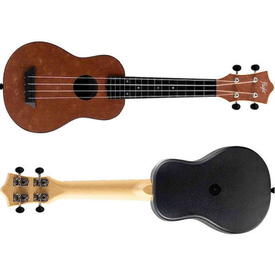 Flight TUS-65 COPPER Soprano Ukulele met Linden Top, ABS Body en Copper Afwerking