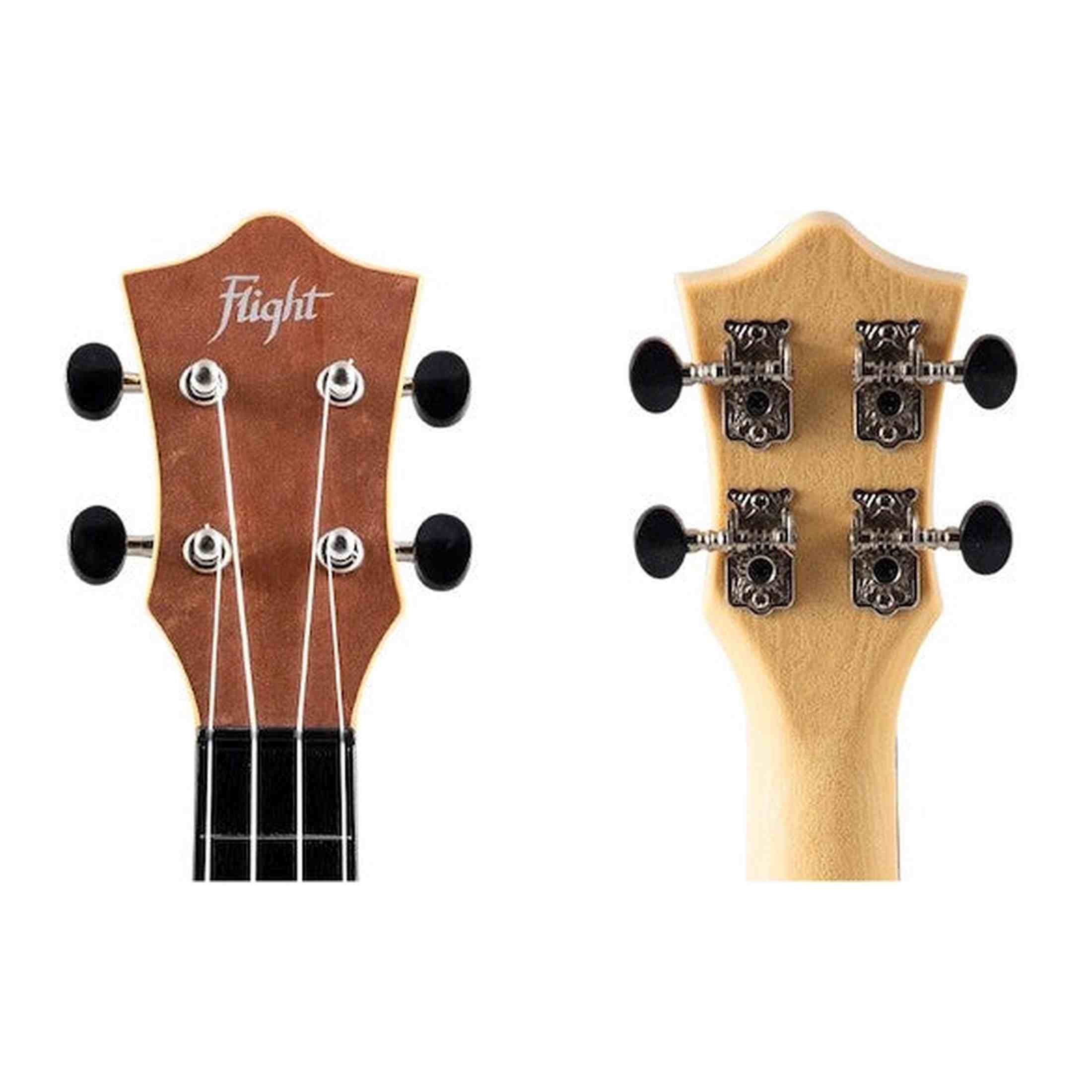 Flight TUS-65 COPPER Soprano Ukulele met Linden Top, ABS Body en Copper Afwerking
