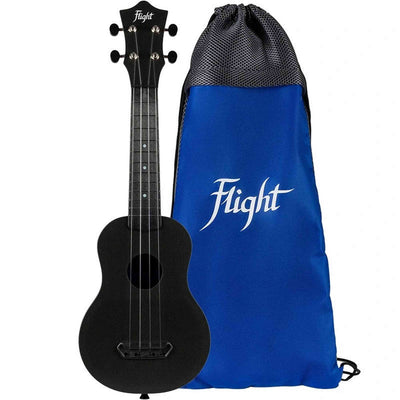 Flight UTS-35 INK Ultra Travel Soprano Ukulele met Polycarbonate Body en Fluorocarbon Snaren