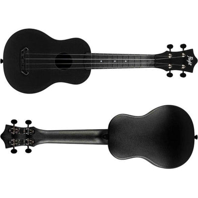 Flight UTS-35 INK Ultra Travel Soprano Ukulele met Polycarbonate Body en Fluorocarbon Snaren