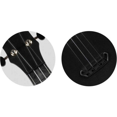 Flight UTS-35 INK Ultra Travel Soprano Ukulele met Polycarbonate Body en Fluorocarbon Snaren