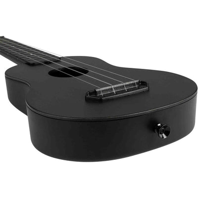 Flight UTS-35 INK Ultra Travel Soprano Ukulele met Polycarbonate Body en Fluorocarbon Snaren