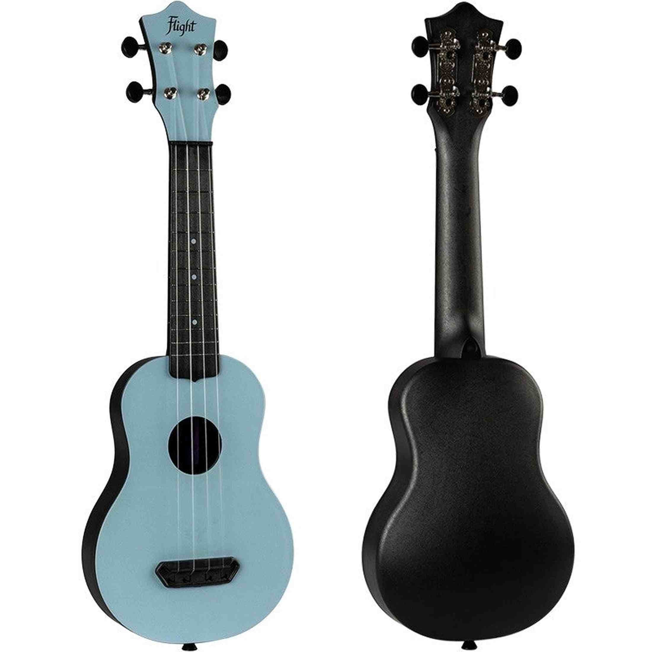 Flight UTS-35 ETHER Ultra Travel Soprano Ukulele met Polycarbonate Body en Fluorocarbon Snaren