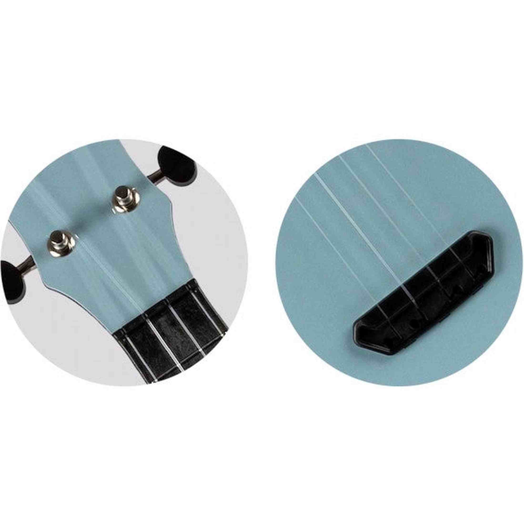 Flight UTS-35 ETHER Ultra Travel Soprano Ukulele met Polycarbonate Body en Fluorocarbon Snaren