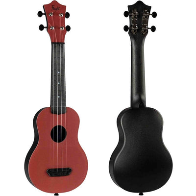Flight UTS-35 TERRACOTE Ultra Travel Soprano Ukulele met Polycarbonate Body en Fluorocarbon Snaren