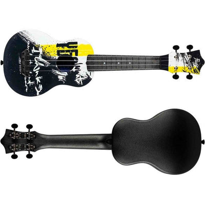 Flight UTS-40 YES Ultra Travel Soprano Ukulele met Polycarbonate Body en Fluorocarbon Snaren