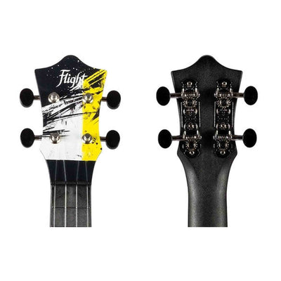 Flight UTS-40 YES Ultra Travel Soprano Ukulele met Polycarbonate Body en Fluorocarbon Snaren