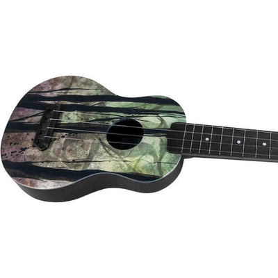 Flight UTS-40 DEEP FOREST Ultra Travel Soprano Ukulele met Polycarbonate Body en Fluorocarbon Snaren