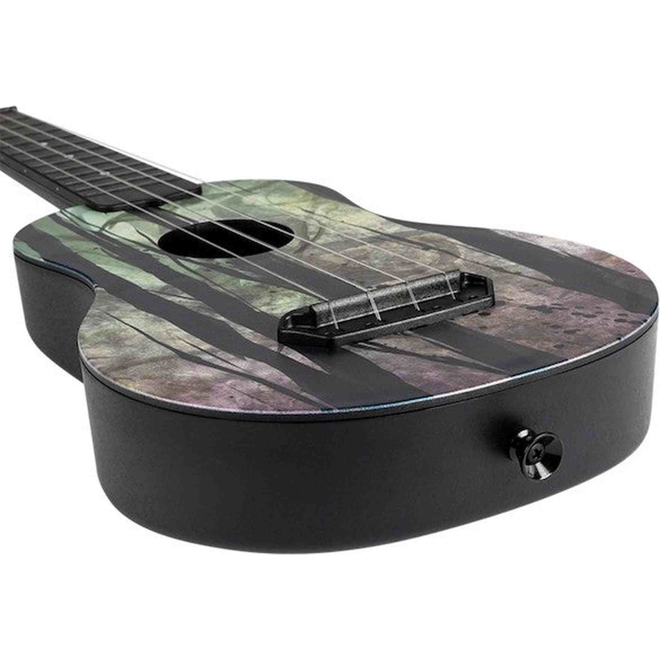 Flight UTS-40 DEEP FOREST Ultra Travel Soprano Ukulele met Polycarbonate Body en Fluorocarbon Snaren