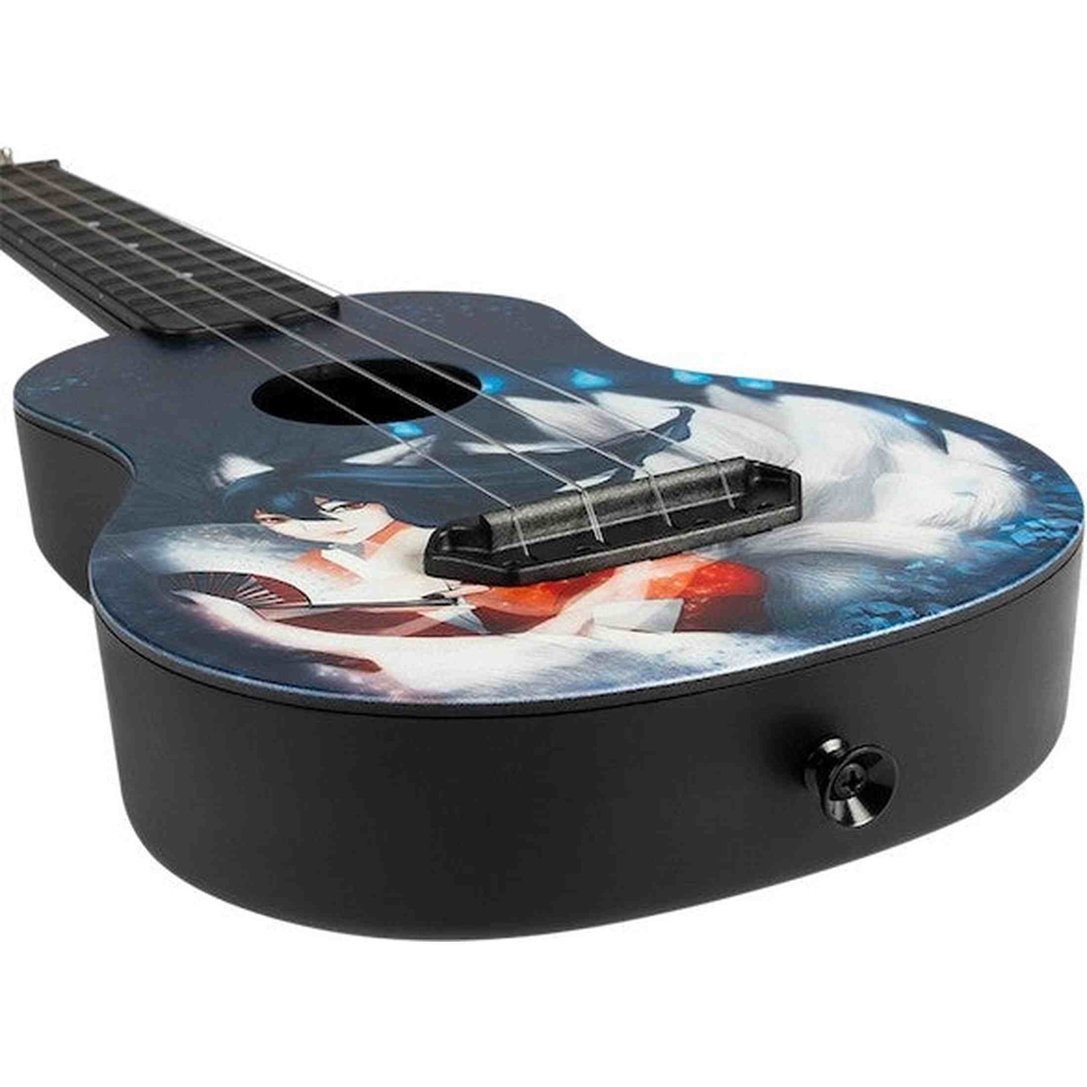 Flight UTS-42 KUMIHO Ultra Travel Soprano Ukulele met Polycarbonate Body en Fluorocarbon Snaren