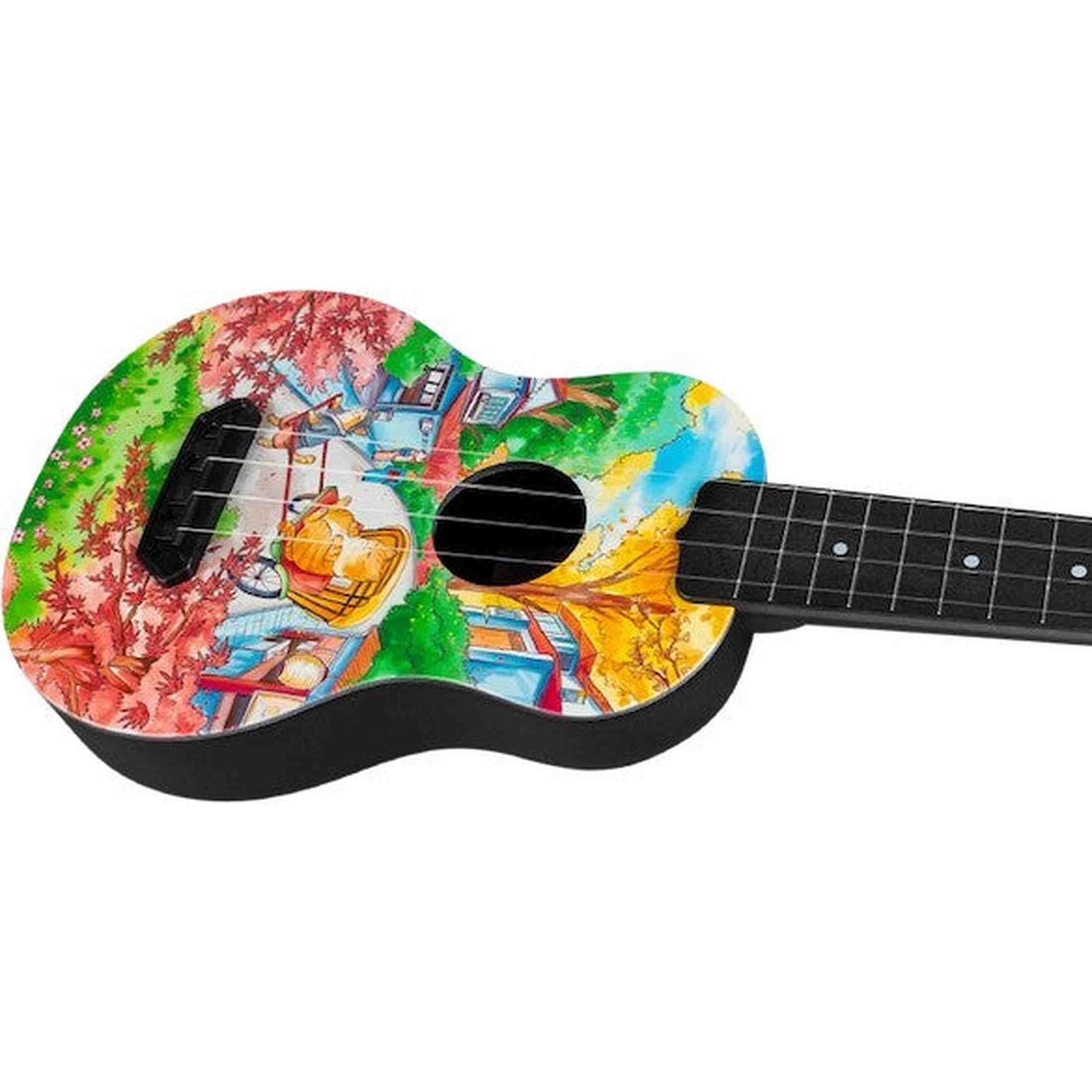 Flight UTS-42 FAT CAT Ultra Travel Soprano Ukulele met Polycarbonate Body en Fluorocarbon Snaren