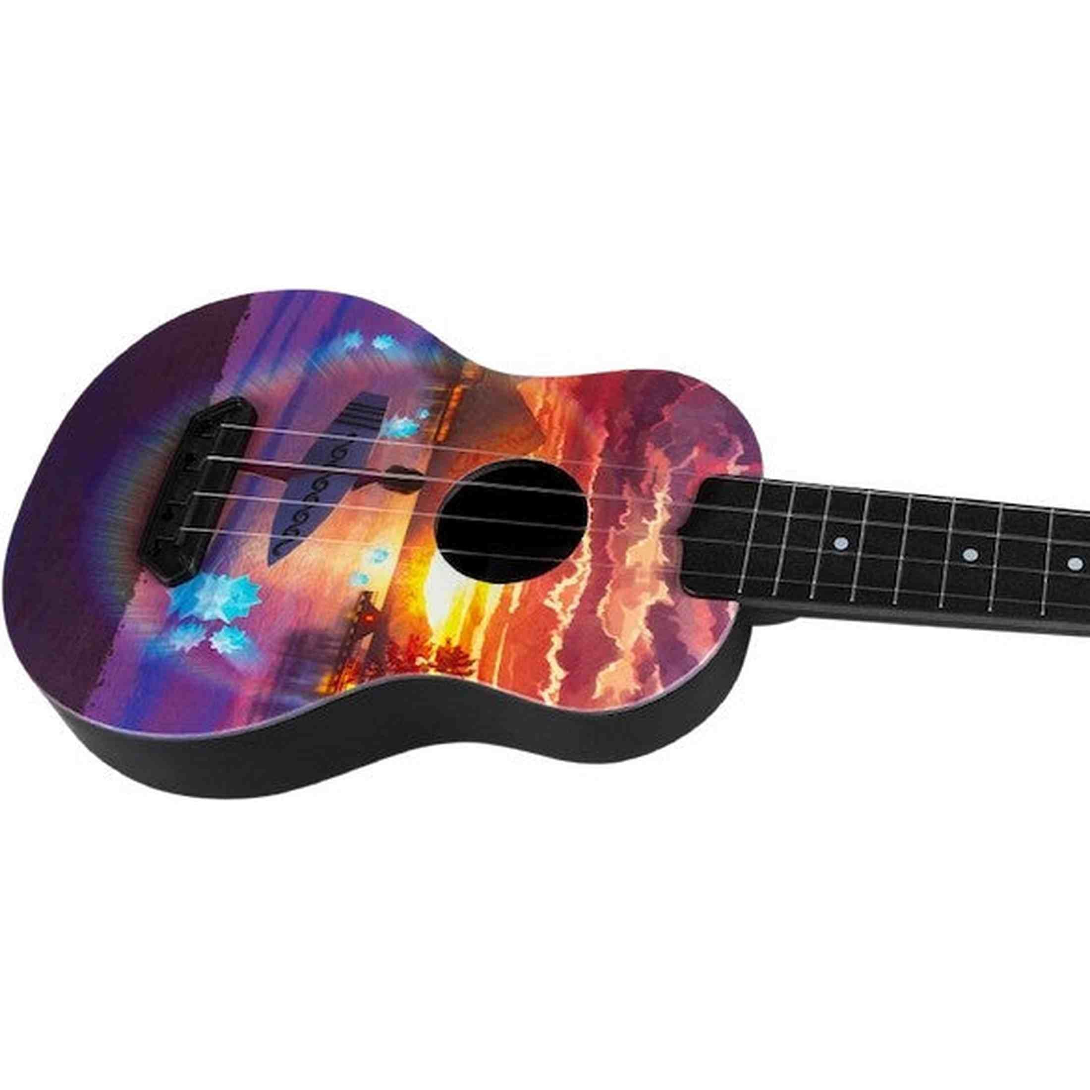 Flight UTS-42 VIBE Ultra Travel Soprano Ukulele met Polycarbonate Body en Fluorocarbon Snaren