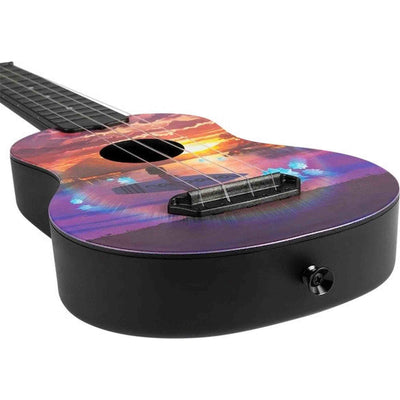 Flight UTS-42 VIBE Ultra Travel Soprano Ukulele met Polycarbonate Body en Fluorocarbon Snaren