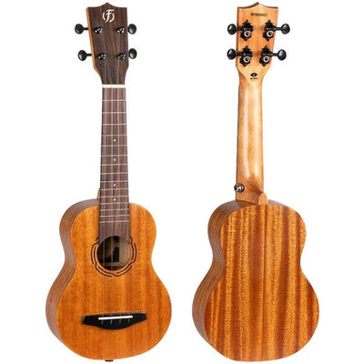 Flight NUS500 Soprano Ukulele met Solid Mahogany Top, Rosewood Toets en D’Addario EJ87 Snaren
