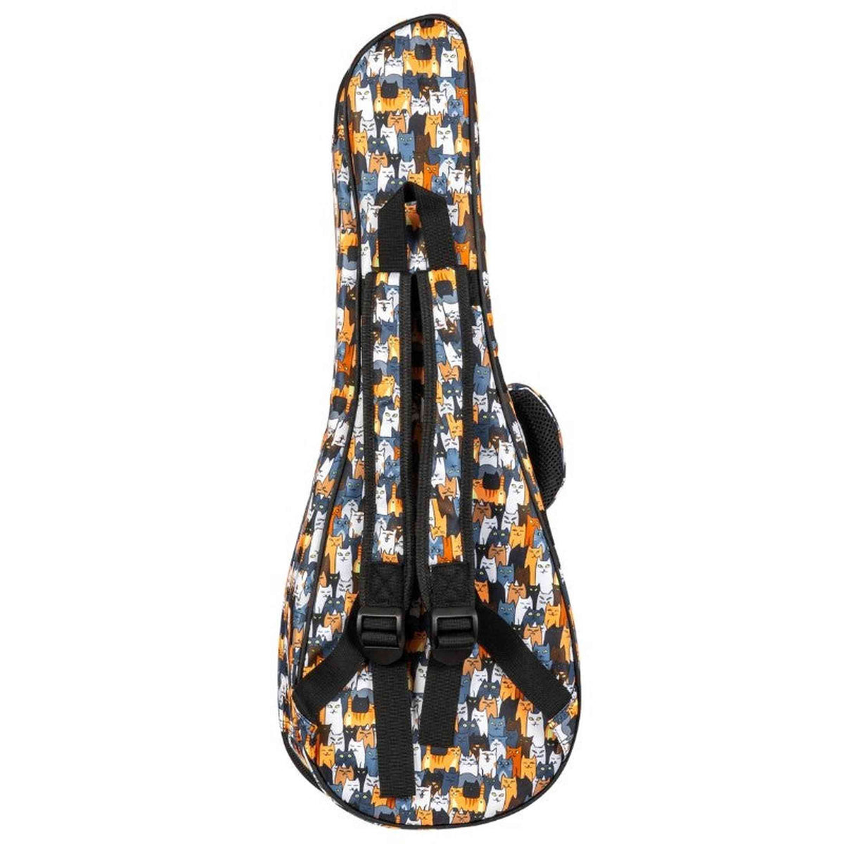 Flight FUB-S-CATS Gevoerde Gigbag voor Soprano Ukulele met Cats Design en Accessoirevak