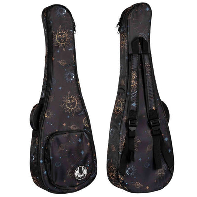 Flight FUB-T-GALAXY Gevoerde Gigbag voor Tenor Ukulele met Galaxy Design en Accessoirevak