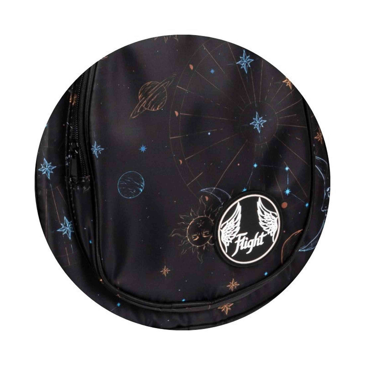 Flight FUB-T-GALAXY Gevoerde Gigbag voor Tenor Ukulele met Galaxy Design en Accessoirevak