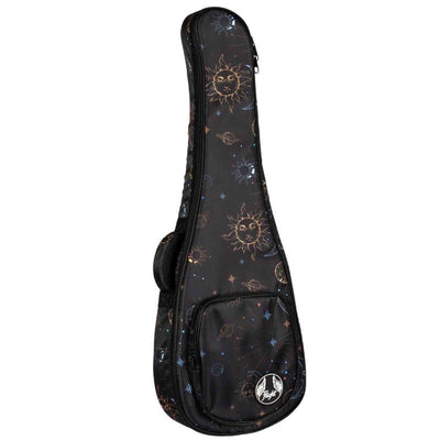 Flight FUB-B-GALAXY Gevoerde Gigbag voor Baritone Ukulele met Galaxy Design en Accessoirevak