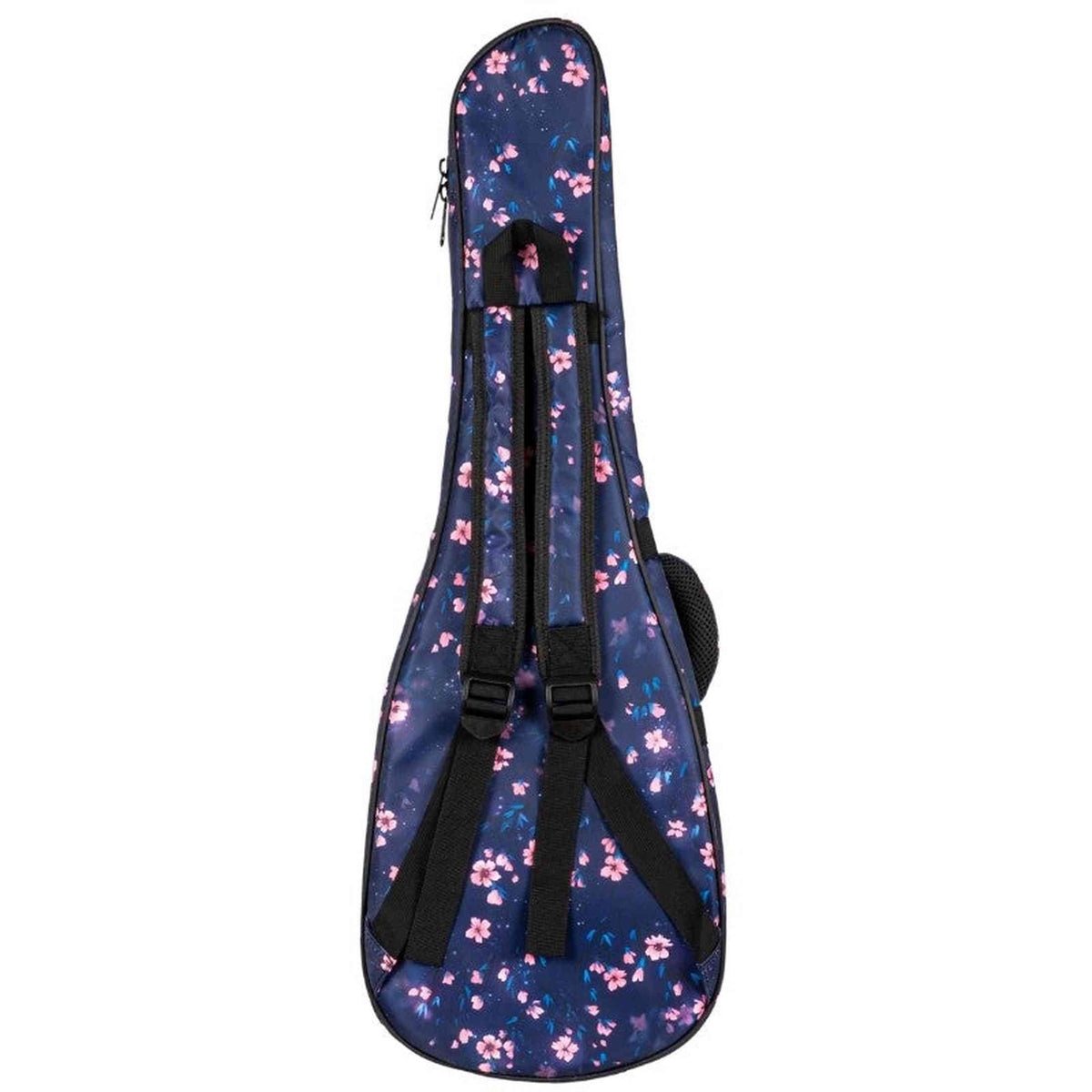 Flight FUB-B-SAKURA Gevoerde Gigbag voor Baritone Ukulele met Sakura Design en Accessoirevak